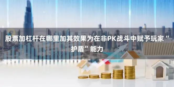 股票加杠杆在哪里加其效果为在非PK战斗中赋予玩家“护盾”能力